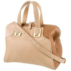 FENDI "CHAMELEON CONVERTIBLE SATCHEL LEATHER MEDIUM"